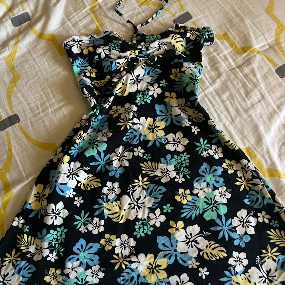 Floral Halter Dress